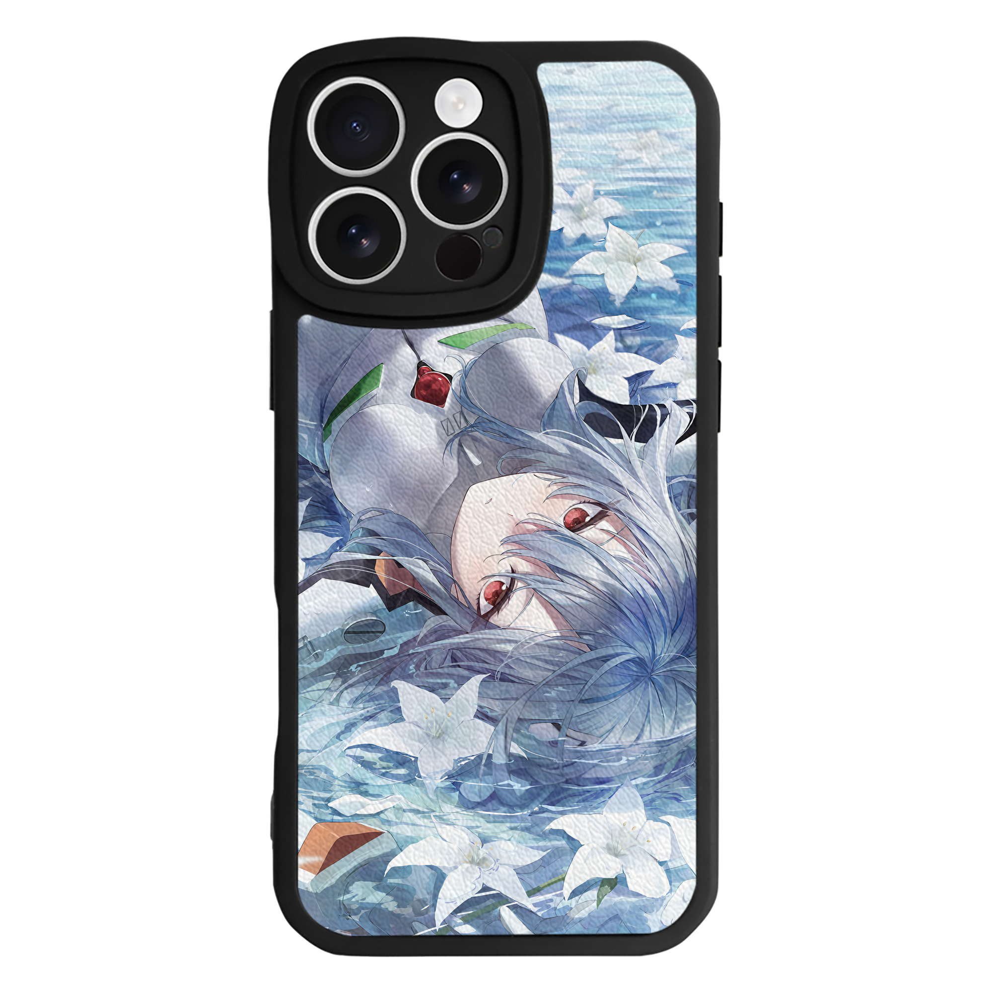 （画像用） EVA 新世紀エヴァンゲリオン 【iPhone 16シリーズ対応】シリコンスマホケース（レザー調） 材質：シリコン